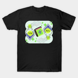 Magic Potion Bottle Pattern T-Shirt